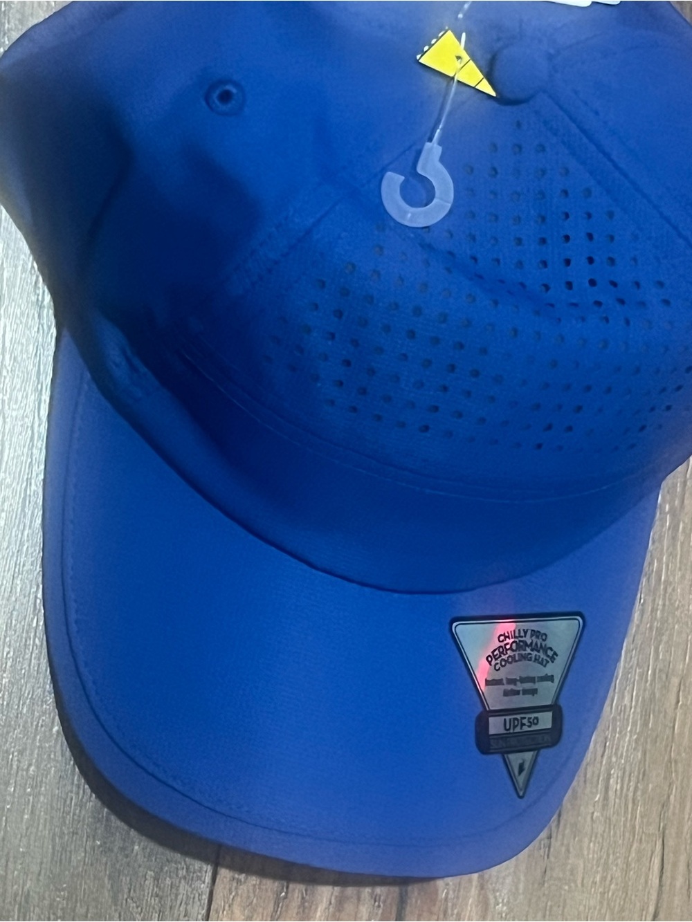 Chilly Pro Blue Performance Cooling Hat with UPF50